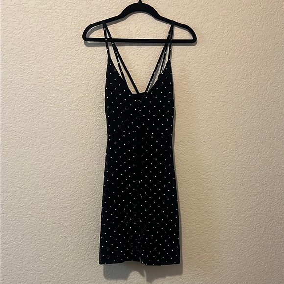 Abercrombie Black Polka Dot Dress - Picture 1 of 1